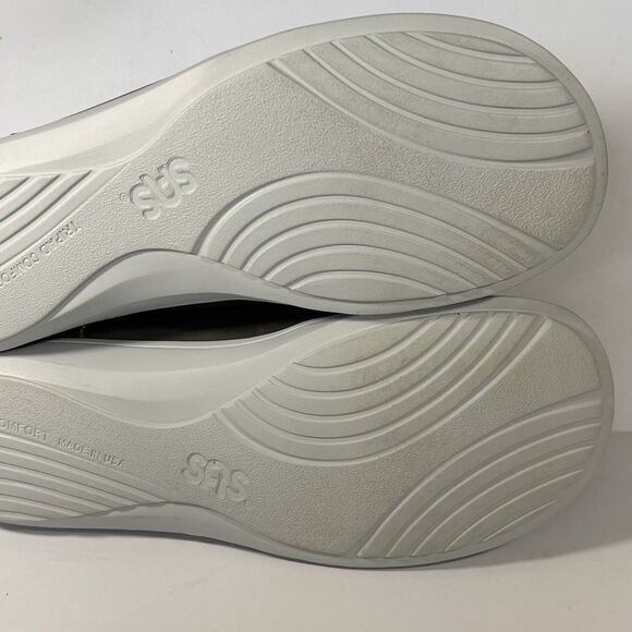 SAS MARNIE‎ Leather Sneaker Size 10M Gray USA Made Lightweight Sporty - Picture 8 of 13